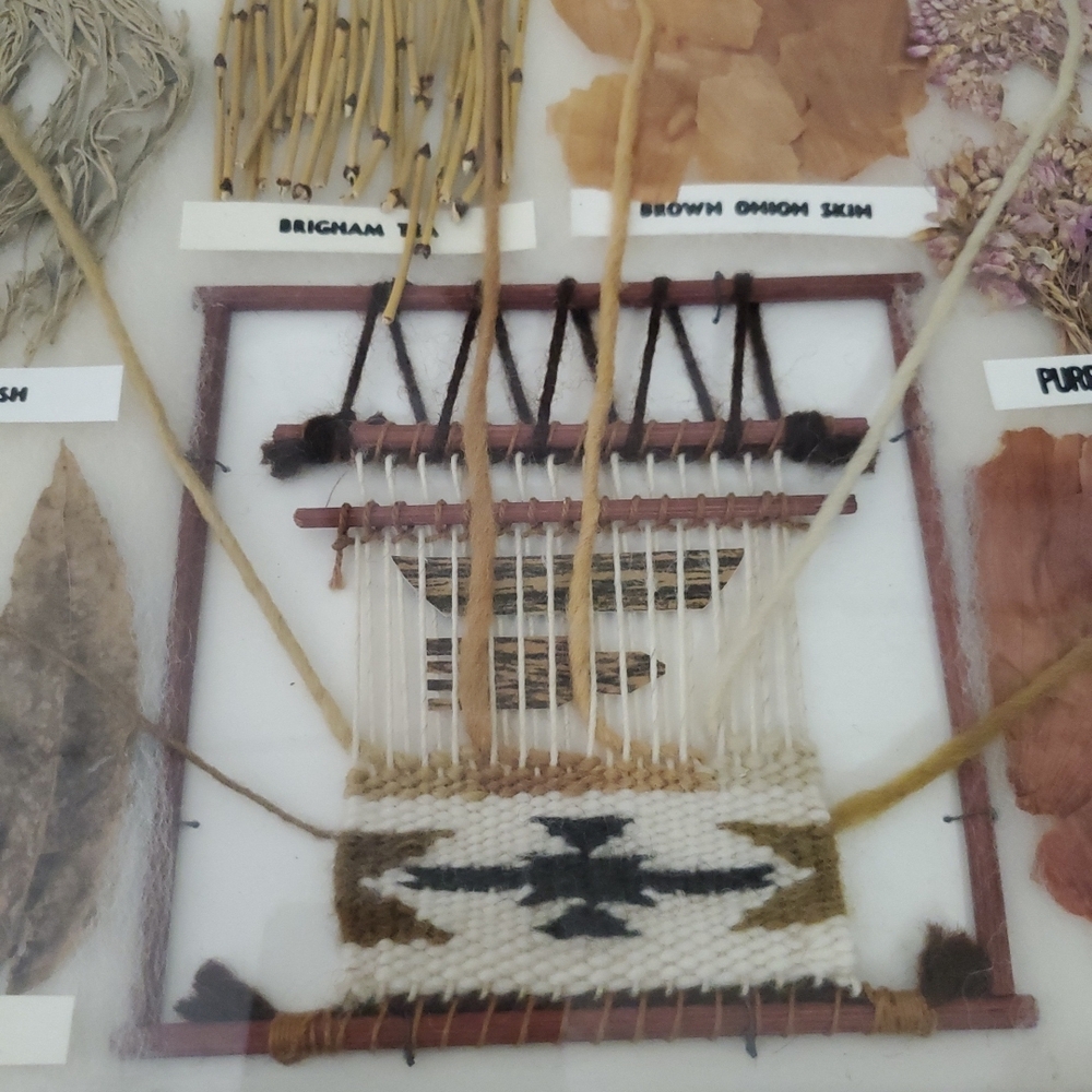 Framed Nature Collage with Brown and Purple Accents - Picture 3 of 6